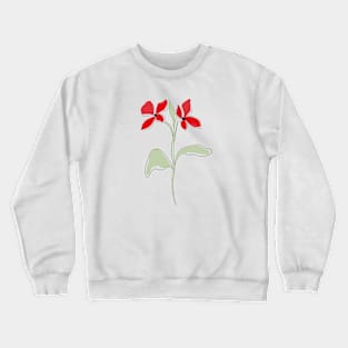 Watercolor flower Crewneck Sweatshirt